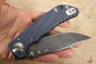 Spartan Harsey Folder 4.25" Damascus Steel - American Flag