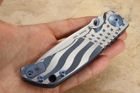 Spartan Harsey Folding Knife - Waving US Flag - S45VN