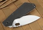 Strider Knives SNG Black and Stone Washed Folding Knife - CPM-S30V
