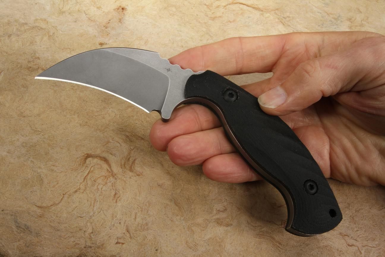 Toor Knives Karsumba CPM 3V Natural Canvas Micarta