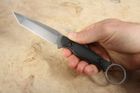 Toor Serpent - Black Handle - Stonewashed Blade