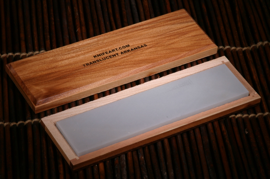 Translucent Arkansas BENCH Sharpening Stone Free Shipping