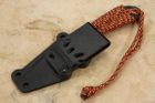 White River Backpacker - Orange Paracord Handle- Black Ionbond