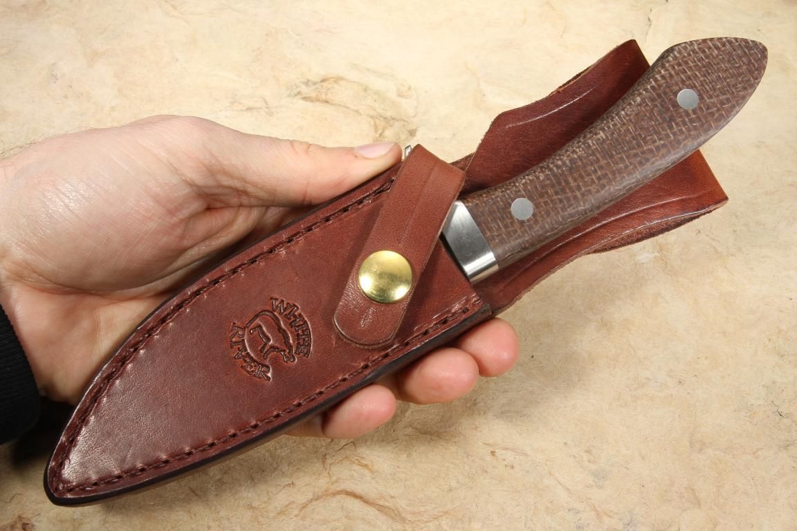 White River Sendero Classic Natural Burlap Micarta Best Price