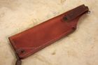White River Camp Cleaver Black Burlap Micarta
