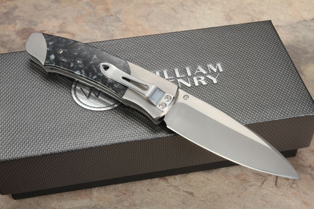 William Henry A2001 Folding Knife 2.63" Blade & Kirinite Handle