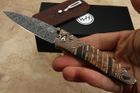 William Henry B30 Relic - Mammoth Tooth and Hornets Nest Damascus