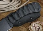 Winkler Belt Knife - Sculpted Black Laminate Handle