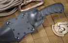 Winkler Belt Knife - Sculpted Black Laminate Handle