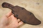 Winkler Belt Knife - Topo Pattern Maple Handle