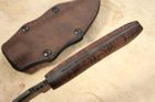Winkler Belt Knife - Topo Pattern Maple Handle