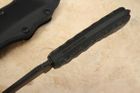 Winkler Crusher Belt Knife - Sculpted Black Canvas Laminate