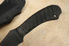 Winkler Crusher Belt Knife - Sculpted Black Canvas Laminate