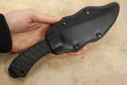 Winkler Crusher Belt Knife - Sculpted Black Canvas Laminate