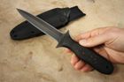 Winkler CxC Dagger - Black G-10 - Rubber Inlay - Limited Edition