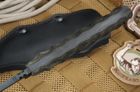 Winkler Hunting Knife - Green Sculpted Micarta