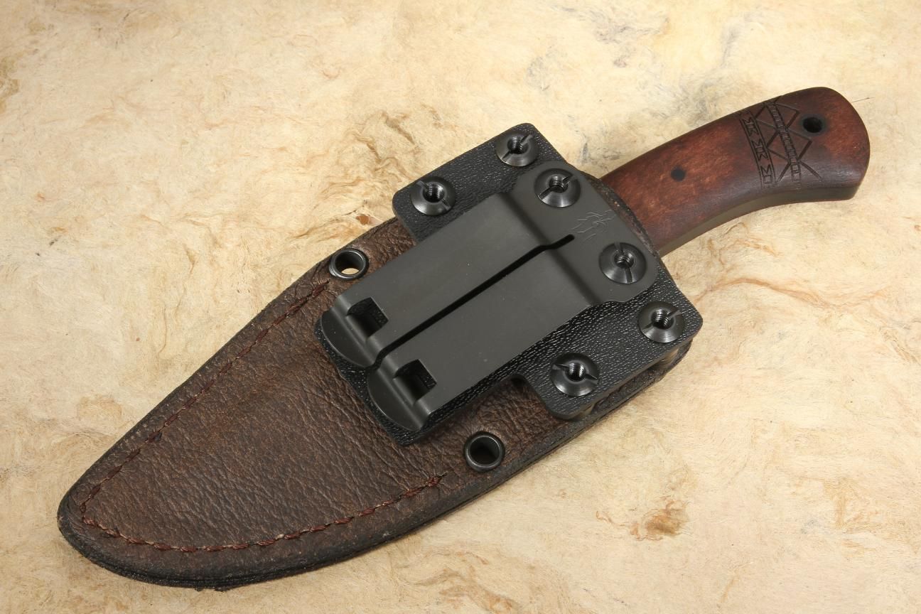 Winkler Huntsman Knife 7.5" Tribal Maple/CaswellFree Shipping