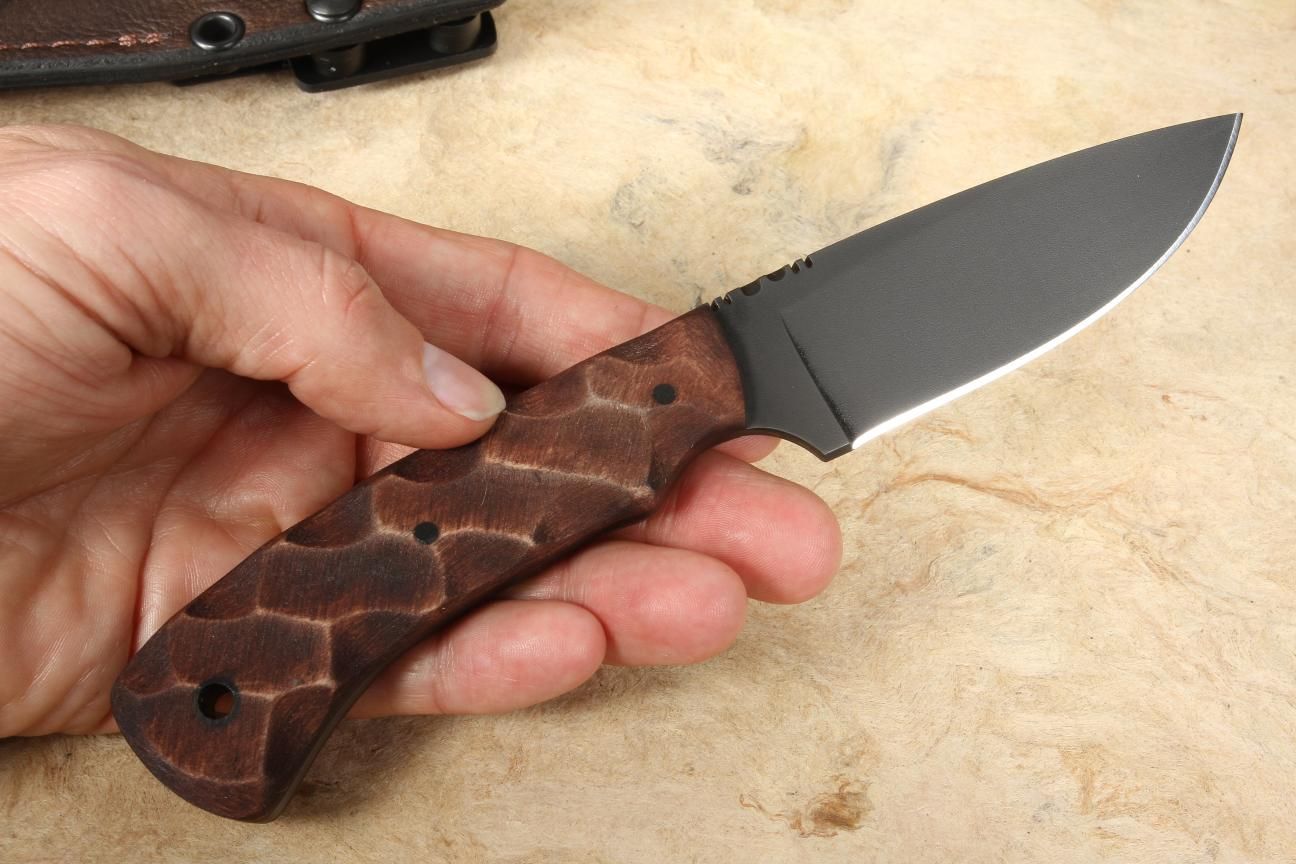 Winkler Huntsman Knife 7.5" Sculpted Maple/CaswellFree Shipping