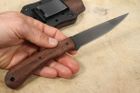 Winkler Operator - Walnut Handle - Brown Leather Sheath