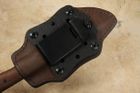 Winkler Operator - Walnut Handle - Brown Leather Sheath