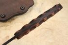 Winkler Operator - Sculpted Maple Handle - Brown Leather Sheath