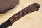 Winkler Operator - Sculpted Maple Handle - Brown Leather Sheath