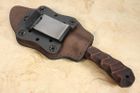 Winkler Operator - Sculpted Maple Handle - Brown Leather Sheath