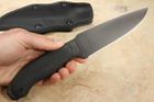Winkler Drop Point Crusher - Black Laminate Handle