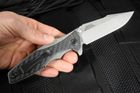 Zero Tolerance 0393GLCF Glow Carbon Fiber Flipper - Hinderer Design