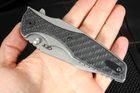 Zero Tolerance 0393GLCF Glow Carbon Fiber Flipper - Hinderer Design