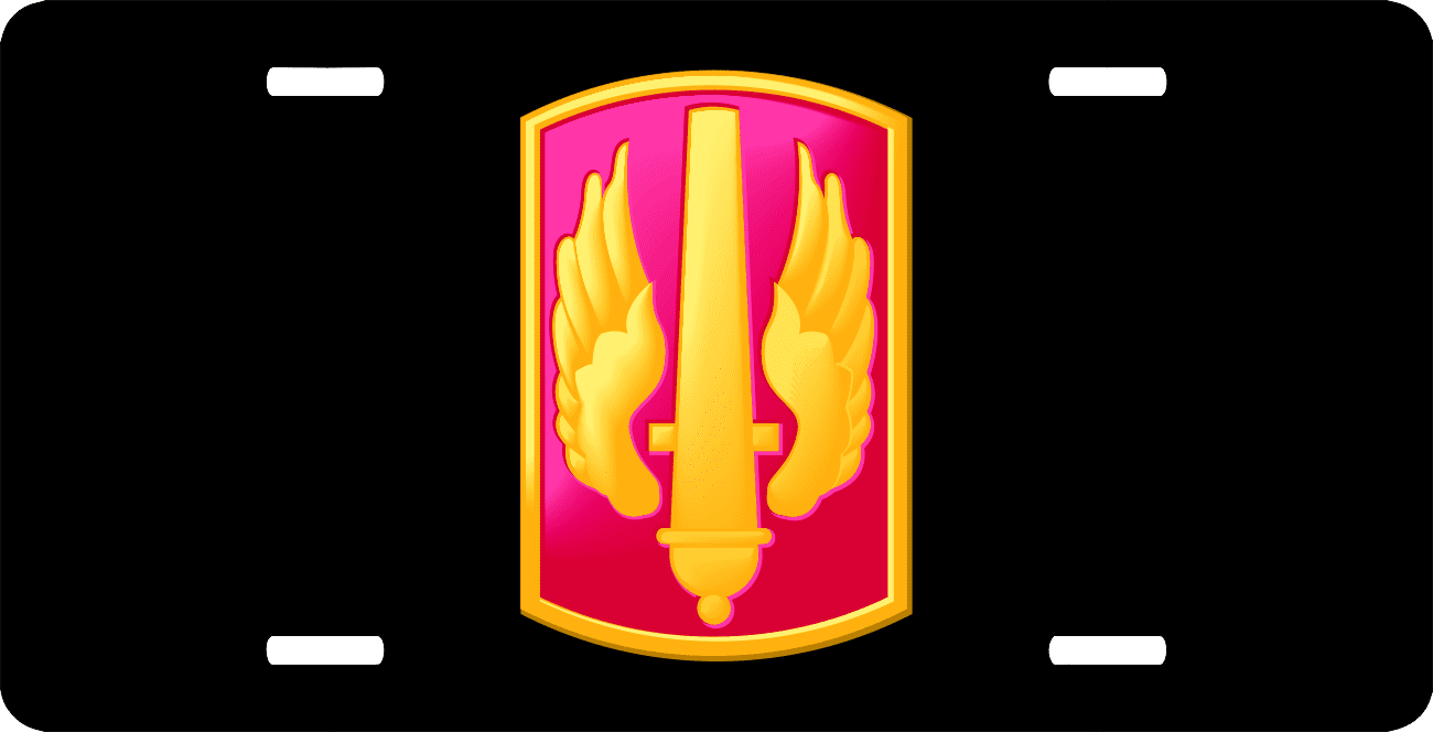 18th Field Artillery Brigade License Plate