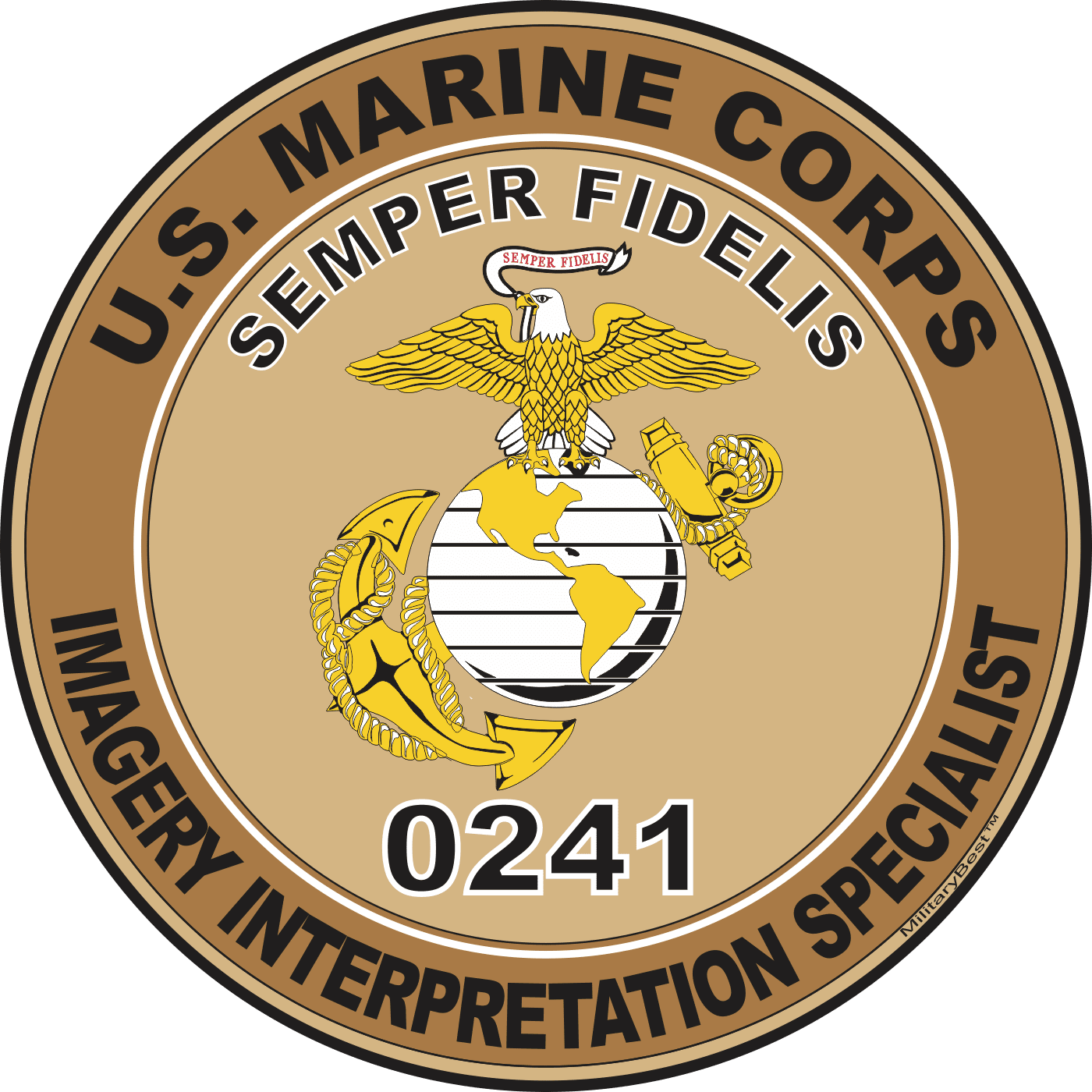 U.S.M.C. MOS 0241 Imagery Interpretation Specialist Decal