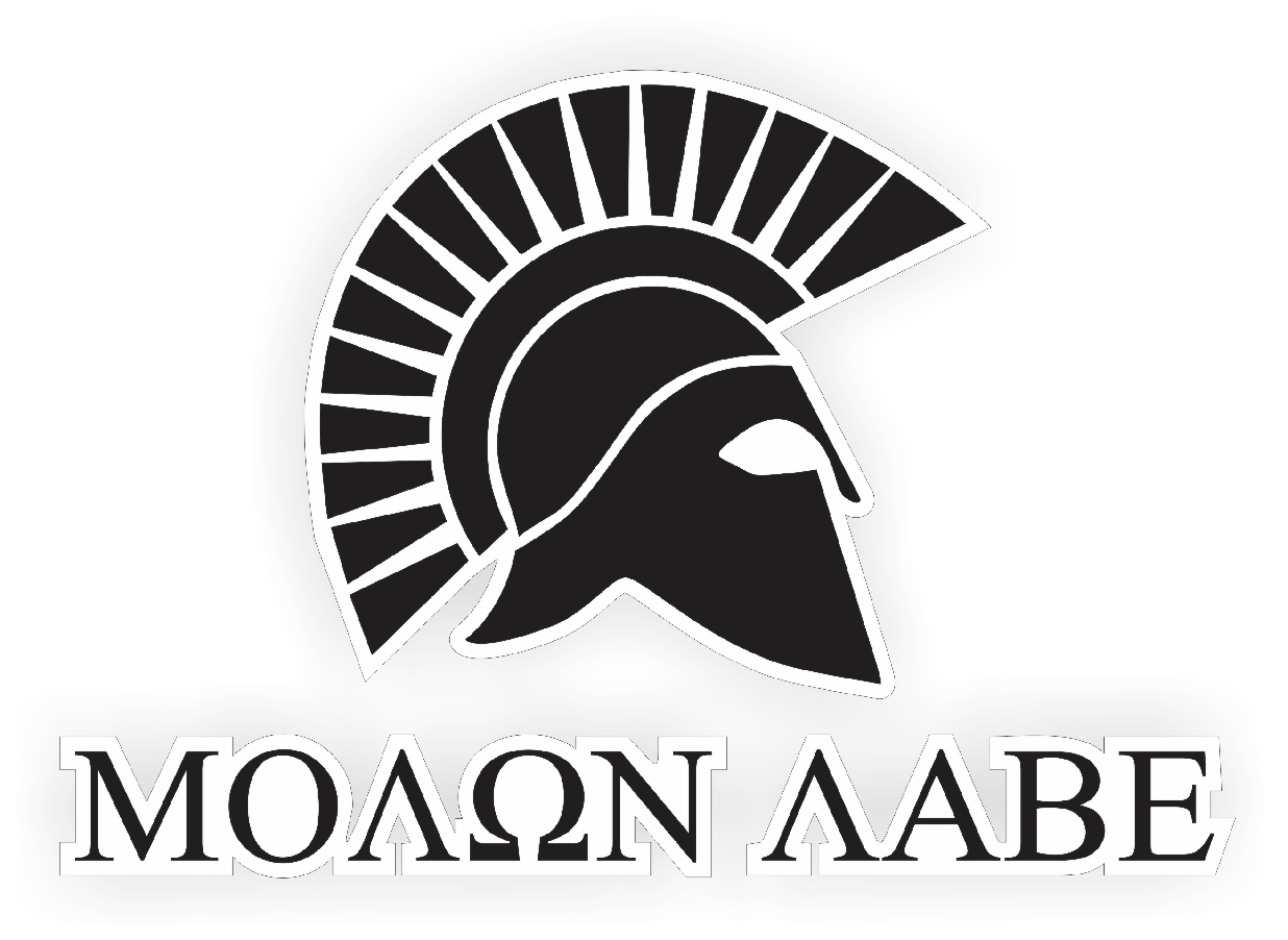 Molon Labe Gun Decal Sticker - AR-15 Assault Rifle, 2A USA Army - Aftershock