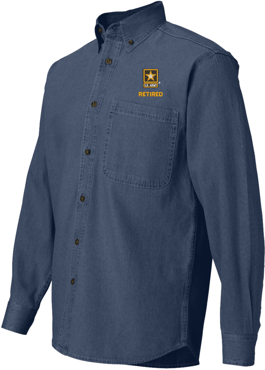U.S. Army Retired Denim Shirt