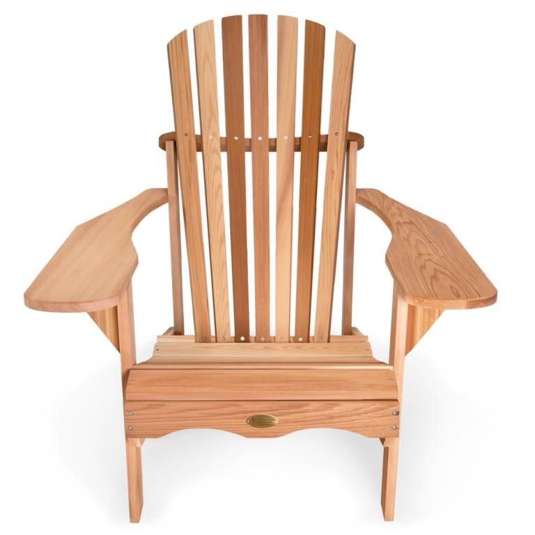 Western Red Cedar Wood Adirondack Chair Kit