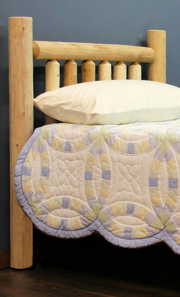Cedar Wood LogStyle Bed Headboard