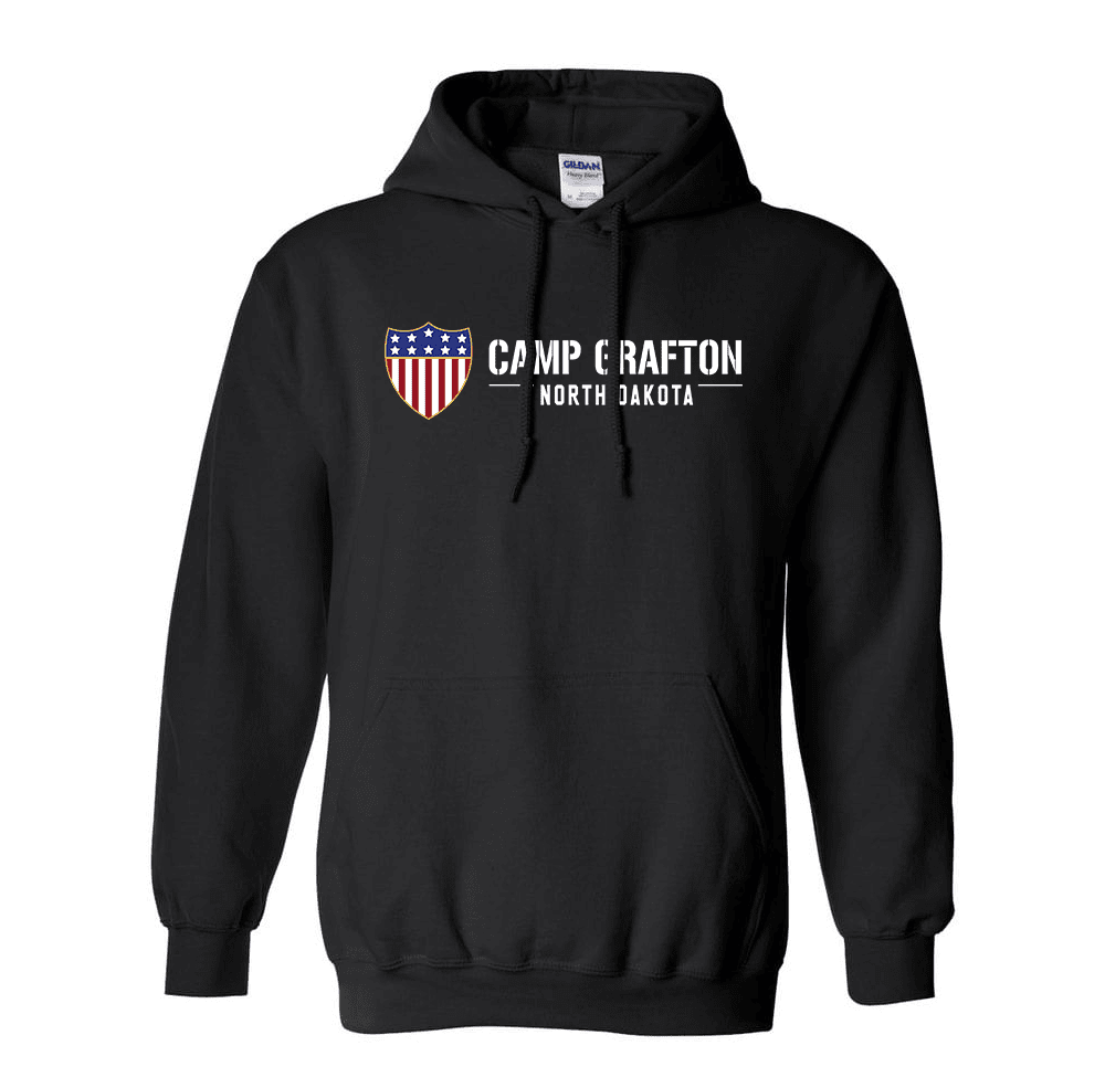 Camp Grafton North Dakota Hooded Sweatshirt Domestic Duty Station