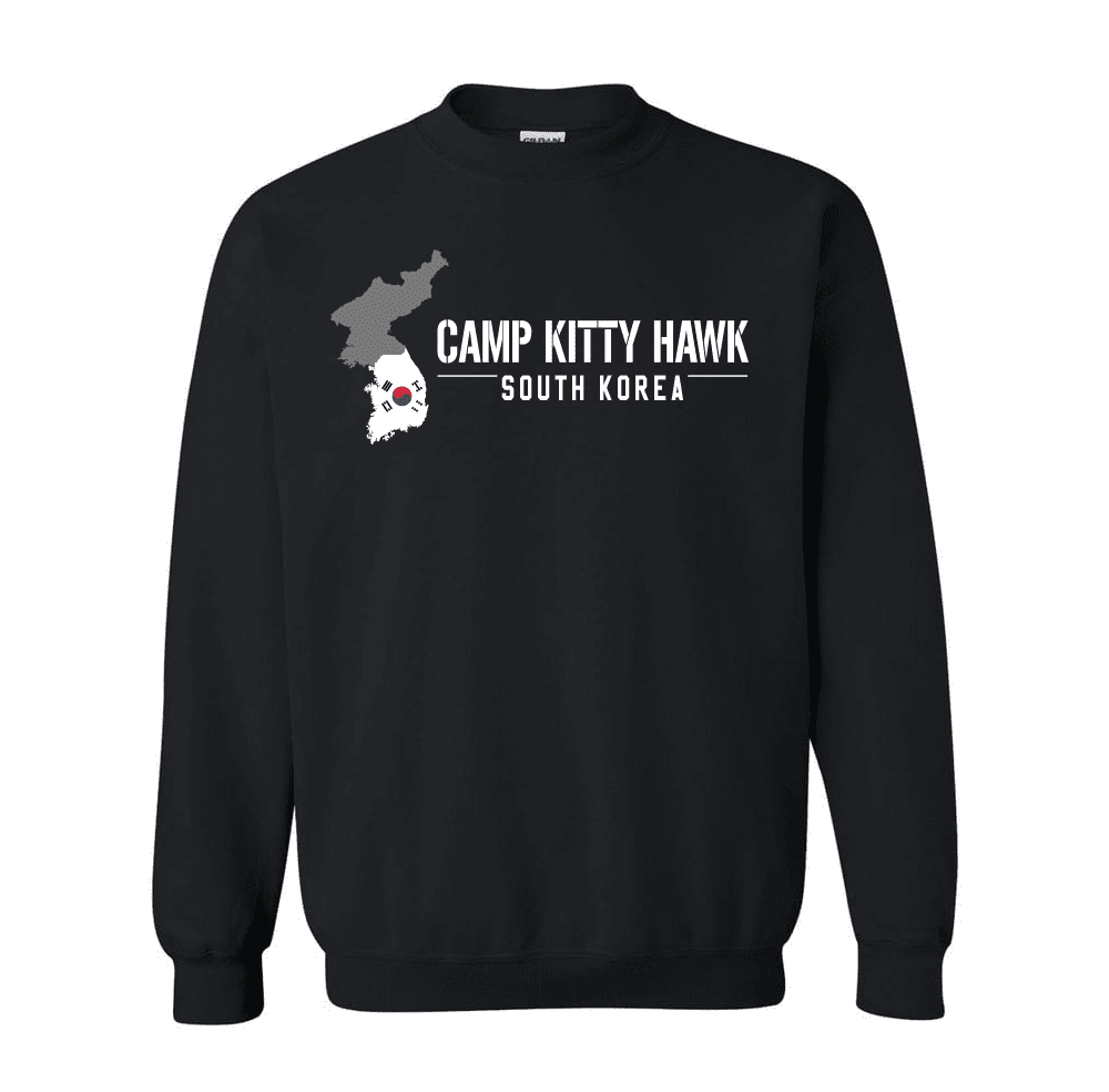 Camp Kitty Hawk South Korea Sweatshirt - South Korea Duty Station ...