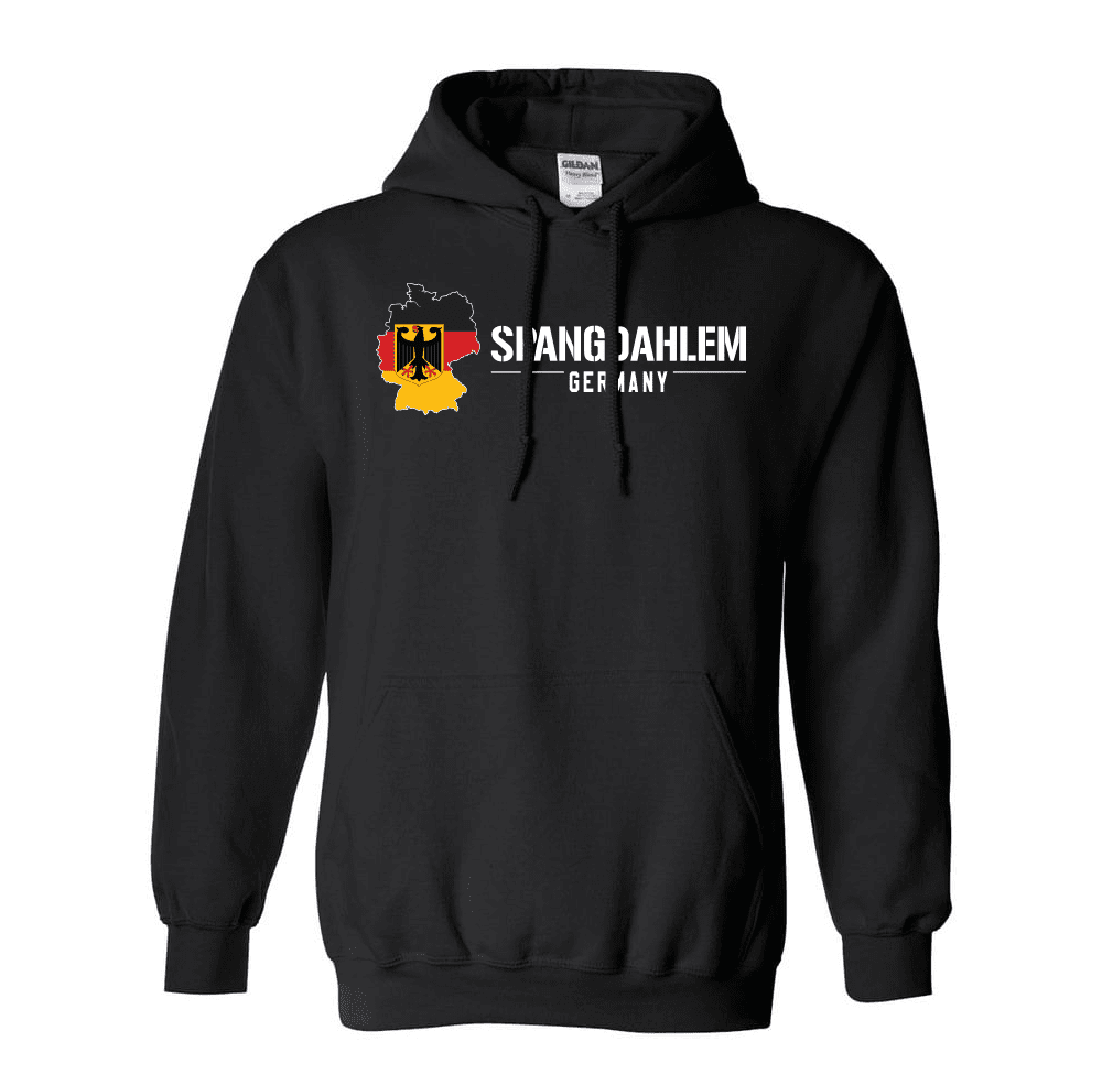 Spangdahlem Germany Hooded Sweatshirt Germany Duty Station Hooded