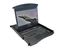 LCD1U17-46 Aries Short Depth Industrial Grade 1RU 17" FHD1080p LED KVM Console, TAA Compliant