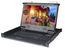 LCD1U17-47 Short Depth 1RU 17" 4K Monitor Keyboard Drawer w/ 8-port 4K KVM option