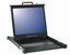 LCD1U19-18-n Consoles : 1U Rack mounting 19" TFT LCD Monitor Keyboard Drawer Optional 8 Port KVM or 16 port KVM / DVI Input / SUN Hotkey / Cherry Trackball / DVI KVM