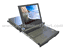 LCD2U19-02 Short Depth Dual Slide 19" Monitor Keyboard Drawer, 2RU, TAA Compliant