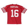 Mitchell & Ness Joe Montana San Francisco 49ers Men's Red Throwback Jersey Mitchell & Ness Joe Montana San Francisco 49ers Men's Red Throwback Jersey