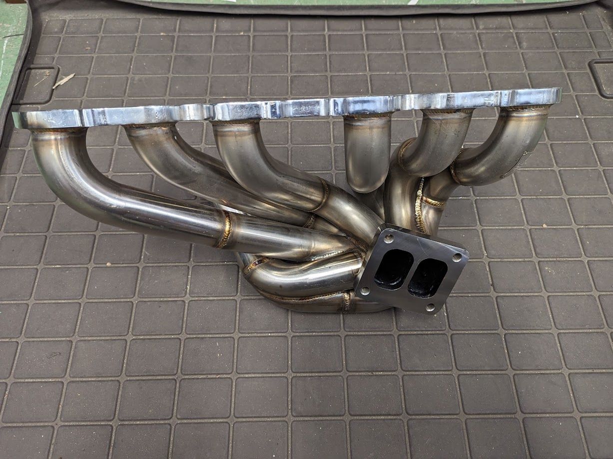 Turbo Manifolds & Down Pipes 2JZGE T4 Divided Mid Frame Turbo Manifold
