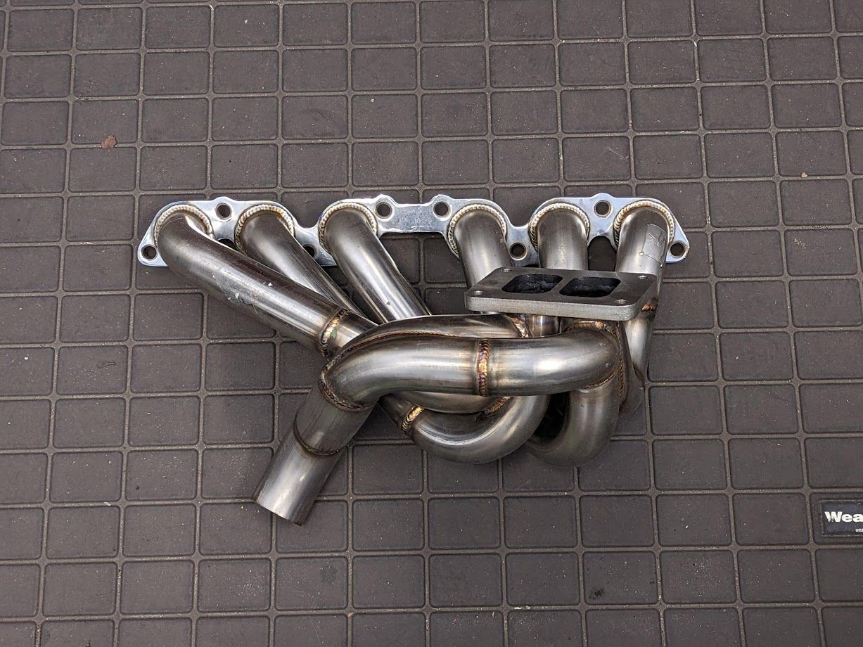 Turbo Manifolds & Down Pipes 2JZGE T6 Divided Mid Frame Turbo Manifold