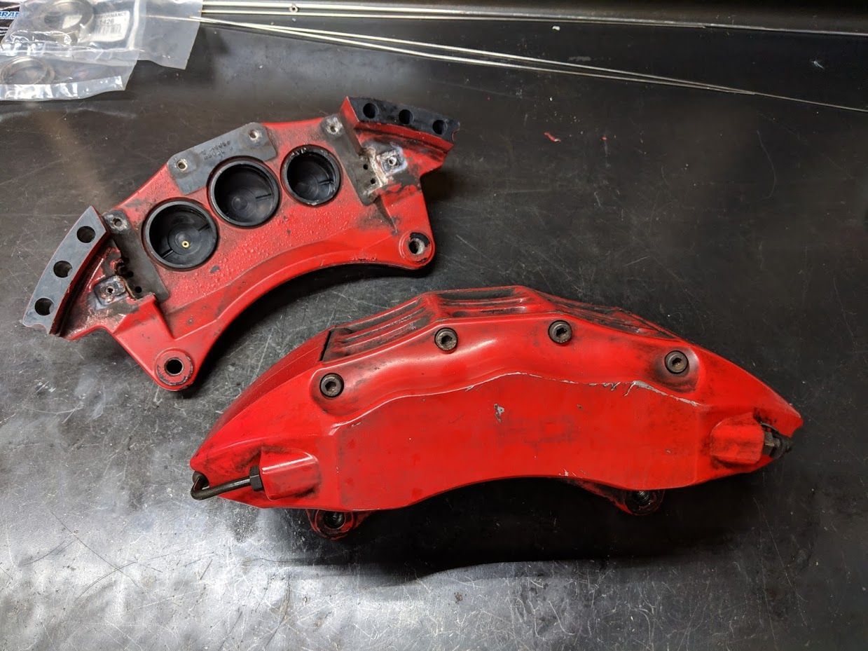 Brake Rotors, Calipers, and Lines 9398 Supra TT SupraStore StopTech Big Brake Kit Caliper