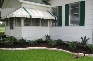 1-story, enclosed front porch