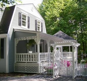 2-story with gambrel roof