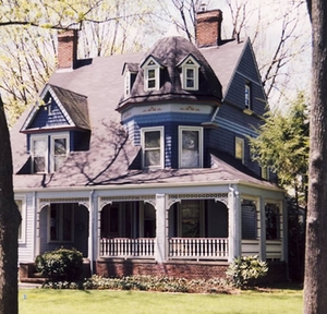 2-story with tower